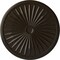 Ekena Millwork Leandros Ceiling Medallion (Fits Canopies up to 5"), 33 1/8"OD x 3 1/2"ID x 1 3/8"P, Stone Hearth CM33LESHF - alternate 1